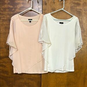 ALYX Women's White and Pale Pink Tops (2)